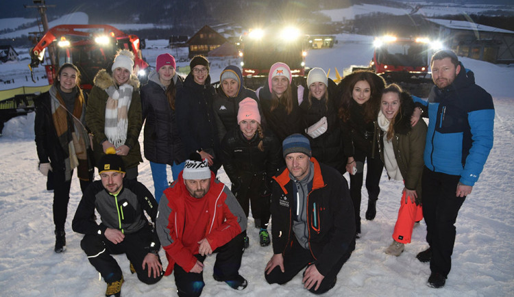 Od vysoké sítě na sjezdovku. Volejbalistky Olomouce zažily netradiční start týdne