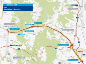 Silničáři začnou s výkupy pozemků pro D35 okolo Mohelnice. Úsek chtějí otevřít v roce 2028