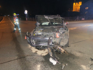 Nehoda na křižovatce v Dubu nad Moravou