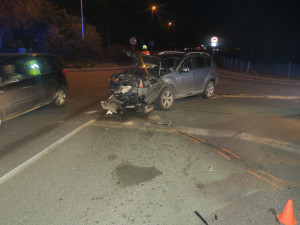 Nehoda na křižovatce v Dubu nad Moravou