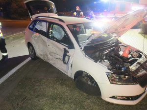 Nehoda na křižovatce v Dubu nad Moravou