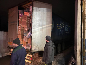 Na Ukrajinu dorazila pomoc z Olomouce. Kromě dek a potravin město poslalo i dron