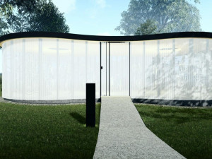 Ve Fakultní nemocnici roste originální kolárna. Stavba bude šetrná k životnímu prostředí