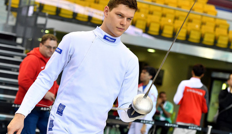 Olomoucký šermíř Jakub Jurka