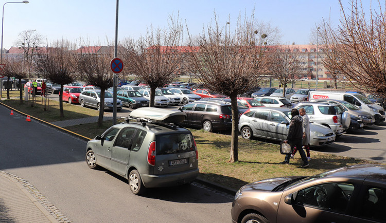 Parkoviště v Přerově - ilustrační foto
