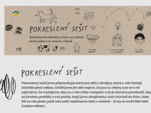 Dětem z Ukrajiny by mohl pomoci Pokreslený sešit. Vytvořila ho olomoucká pedagogická fakulta