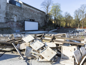 Olomoucké letní kino prochází obnovou. Nejvíc peněz spolkla kanalizace, sedačky zůstaly původní