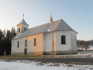 Kostel Zjevení Páně v Ostružné z období Josefa II. je kulturní památkou