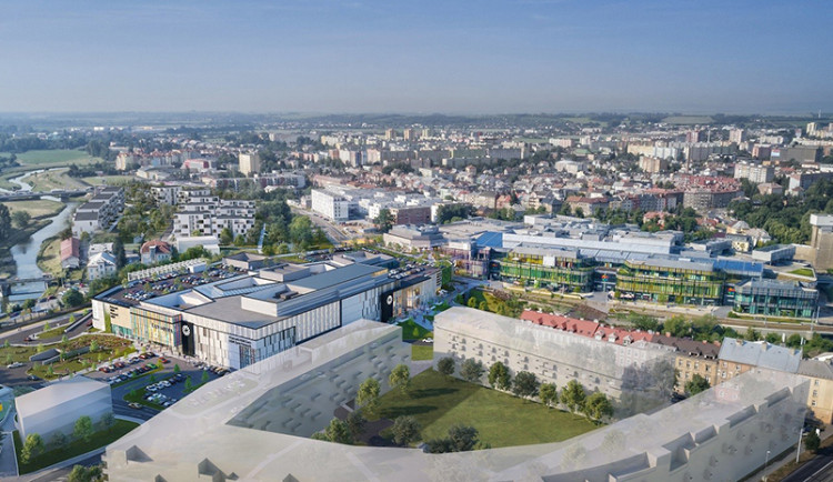 Vizualizace projektu Galerie Šantovka 2