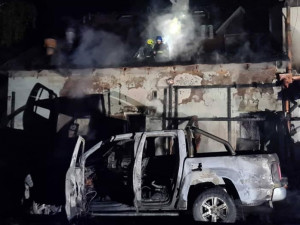 Ve Velkém Újezdu hořel penzion. Škody dosáhnou až 1 milionu