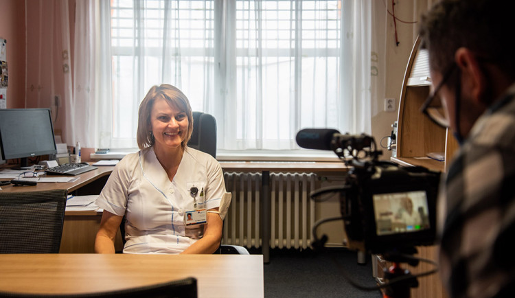 Vrchní sestra kardiologické kliniky FN Olomouc Dagmar Hetclová