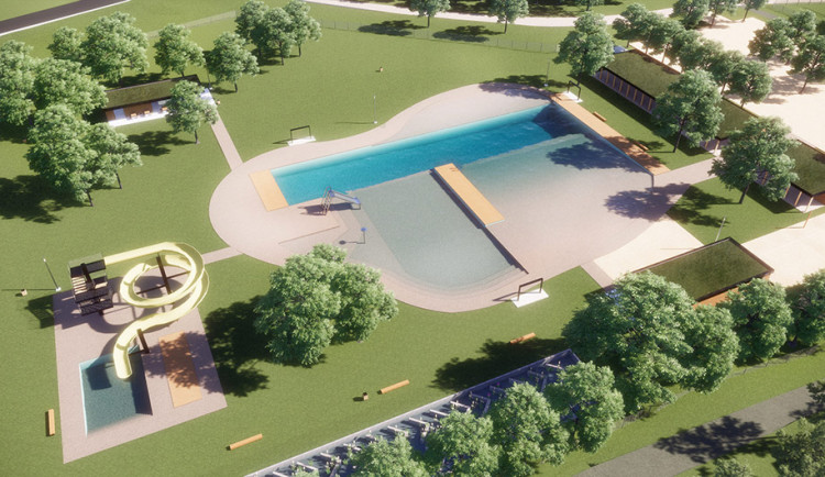 Vizualizace biotopu Burk v Hlubočkách