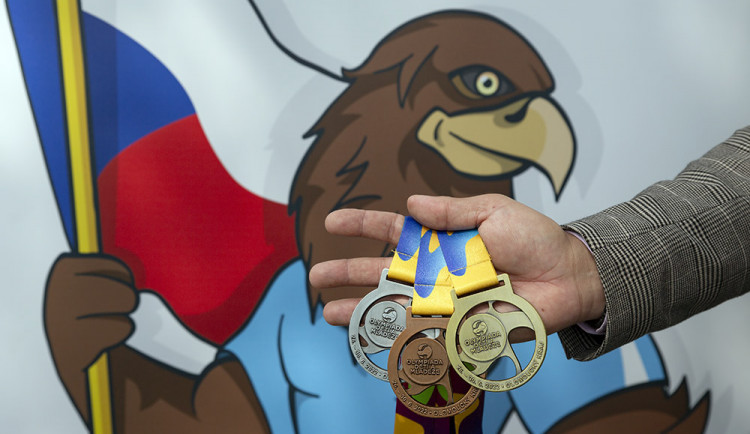 Sada medailí pro Olympiádu dětí a mládeže 2022
