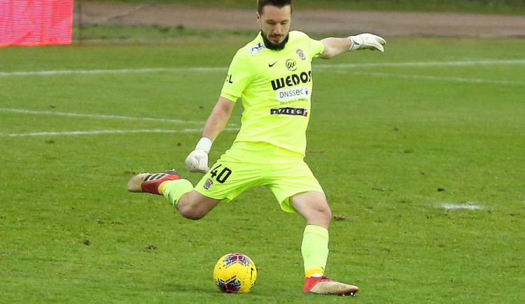 Martin Šustr v dresu Zbrojovky Brno