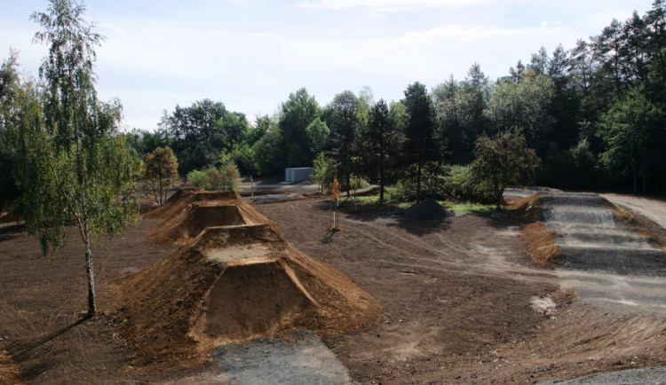 Bikepark v olomoucké části Slavonín