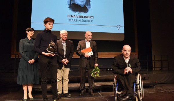 Martin Škurek je laureátem Ceny veřejnosti