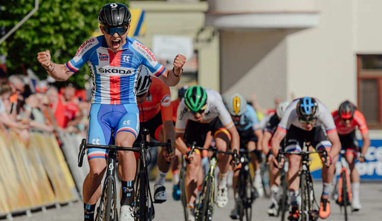 Pavel Bittner se radoval z etapového triumfu v minulém ročníku Závodu míru