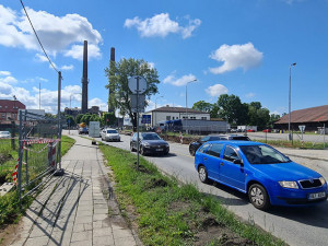 Klíčový tah Přerovem zašpuntuje kyvadlový provoz. Provizorní pruh pak vznikne místo chodníku