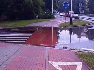 Obyvatelé Přerova si stěžují na zaplavené ulice. Město spraví podjezd do Předmostí