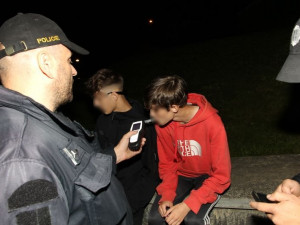 Policisté na Jesenicku kontrolovali, zda mládež nepije alkohol. Přistihli dívku se dvěma promile