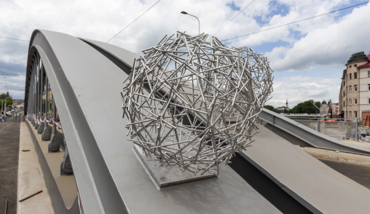 Nové bezpečnostní prvky na mostu Václava Rendera v Olomouci