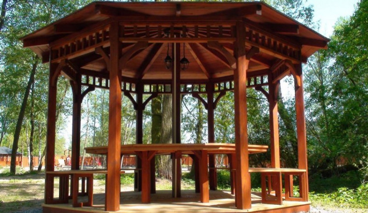 Návrh altánu v Kolářových sadech v Prostějově