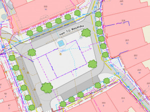 Současná vedra nesnesitelně rozpalují ulice a náměstí. Přerov chce do centra dostat více zeleně