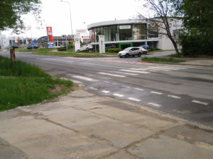 Olomouc opravila přechod v Hněvotínské ulici. Dostal dělící ostrůvek