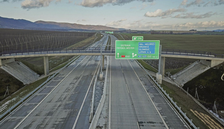 Dálnice D1 končí v Přerově u místní části Předmostí