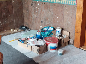 V prostějovském Národním domě řemeslníci pracují na opravě vzácných maleb a fresek