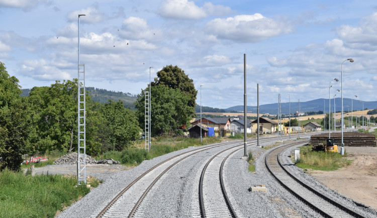 Bývalá stanice v Troubelicích, dnes výhybna