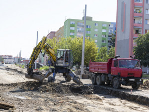 Část Zikovy ulice se brzy otevře, stavba tramvajové trati v Olomouci pokročila