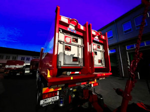 Na pomoc Českému Švýcarsku: k požáru v Hřensku vyrazili i hasiči z Olomouckého kraje