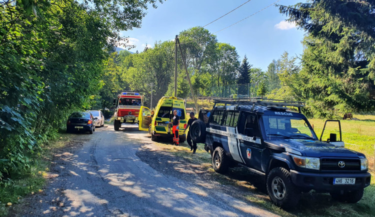 Záchrany z těžkého terénu i úrazy na kolech. Náročný týden Horské služby v Jeseníkách