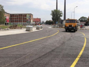 Na budovaném průtahu Přerovem začne stavba druhé poloviny kruhové křižovatky k Precheze