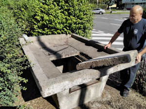 Kocourek Rozárka spadl v Přerově z třetího patra do větrací šachty protiatomového krytu. Zachránili ho hasiči