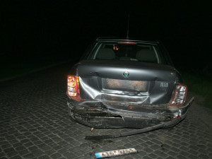 Řidička s dvě a půl promile narazila v Olomouci do auta, které zpomalilo. Hrozí jí tři roky