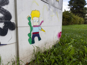 Street art na Palachově náměstí