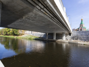 FOTOGALERIE: Olomoucká náplavka je po kolaudaci otevřená. Stavba u Moravy ještě pokračuje