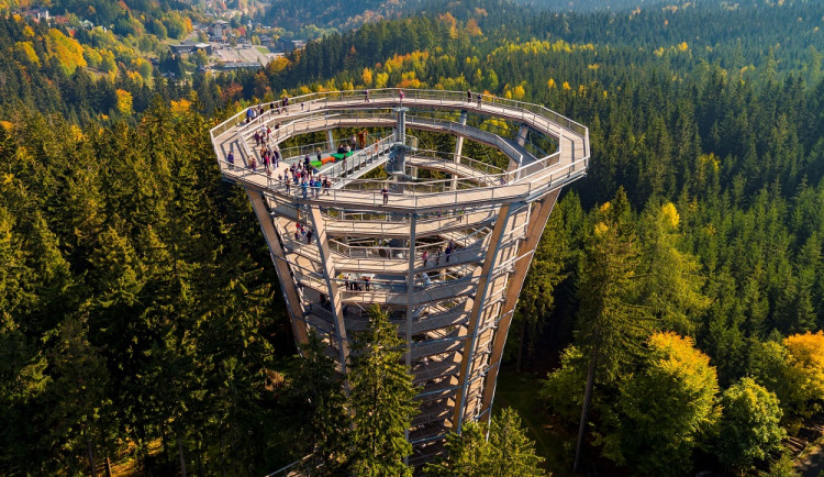 Přijďte se učit k nám do oblak, vyzývají správci Stezky korunami stromů