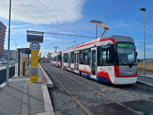Novou olomouckou trať už testují tramvaje. Cestujícím se otevře v listopadu