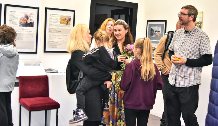 Malířka Tetjana Kovalenková našla po vypuknutí válečného konfliktu na Ukrajině azyl v Přerově