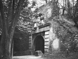 Vnitřní oblouk Františkovy brány 1865