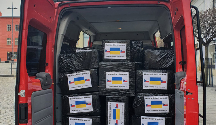 Z Uničova už dvakrát vyrazila materiální pomoc na Ukrajinu