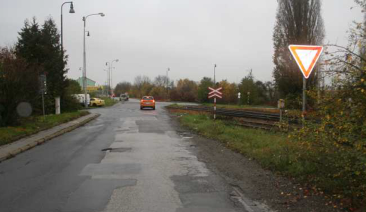 Místo nehody v olomoucké části Holice