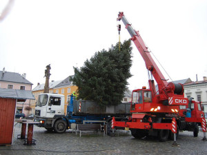 Vánoční strom v Litovli