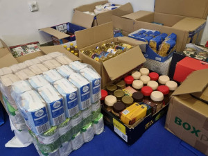 Sbírka pro ukrajinskou armádu v Uničově má i přes negativní reakce obrovský úspěch. Pokračuje v pátek