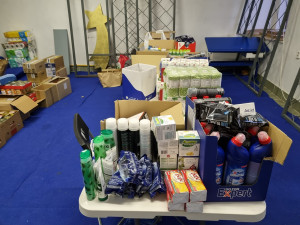 Sbírka pro ukrajinskou armádu v Uničově má i přes negativní reakce obrovský úspěch. Pokračuje v pátek