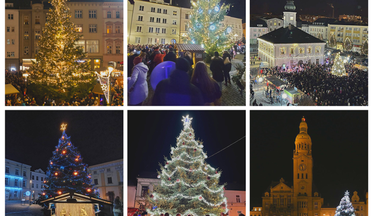 V kraji se rozzářily vánoční stromy. Kde mají ten nejhezčí?