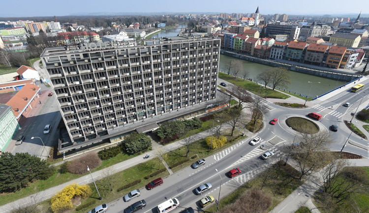 Opuštěný hotelový dům Strojař nedaleko centra Přerova